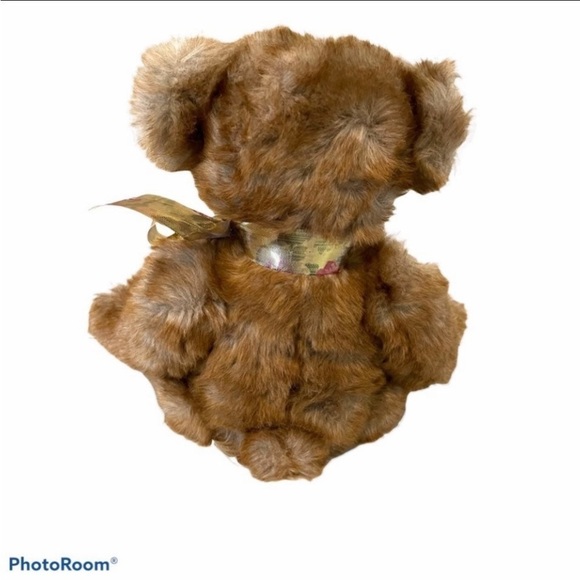 Vintage Dan Dee Collector Teddy Bear Plush brown velvet Stuffed Animal Toy - Picture 4 of 8